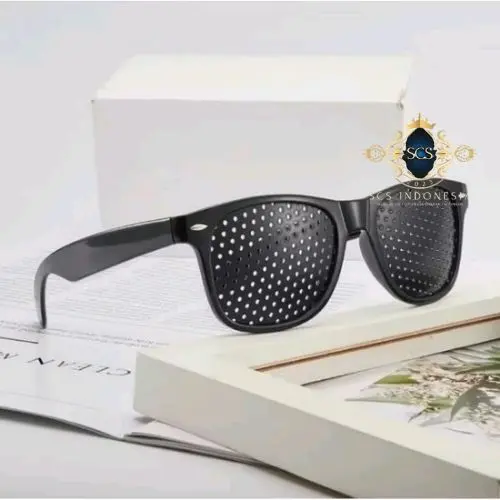 Kacamata Terapi Mata Minus Fokus Slinder Pinhole Glasses  Kesehatan - SCS.ID Eyewear 2