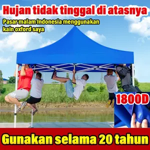 TERLARIS 【Ready Stock】Tenda Lipat 2x2,2x3,3x3Tenda Bazar Pameran Tenda gazebo Tenda Dagang otomatis 1800D