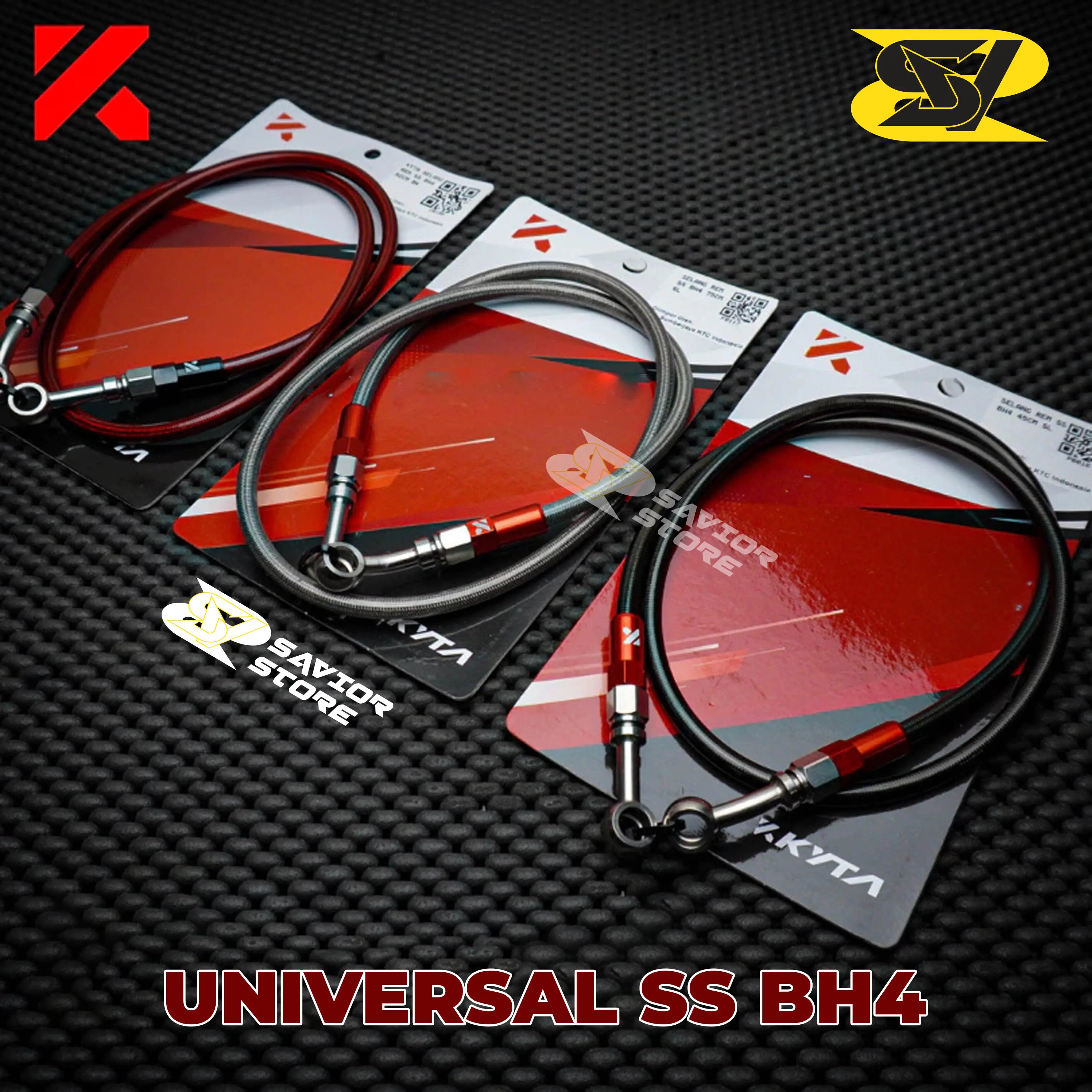 SELANG REM KTC Kytaco Kyta SS BH4 45 60 75 92 110 cm Universal Depan Belakang