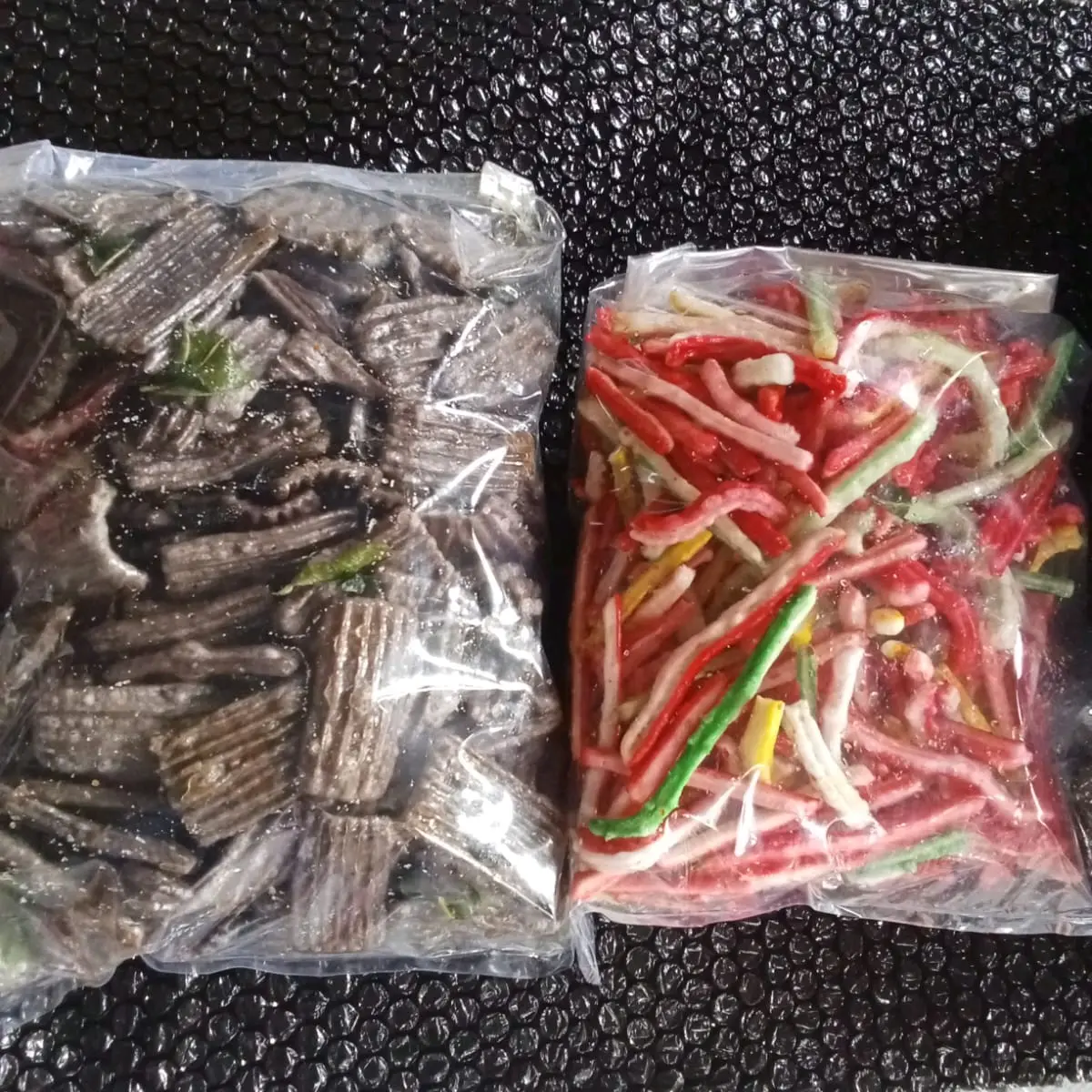 paket bundling kemasan 1kg 500 gm jaat beton 500gm kerupuk jengkol rasa original daun jeruk
