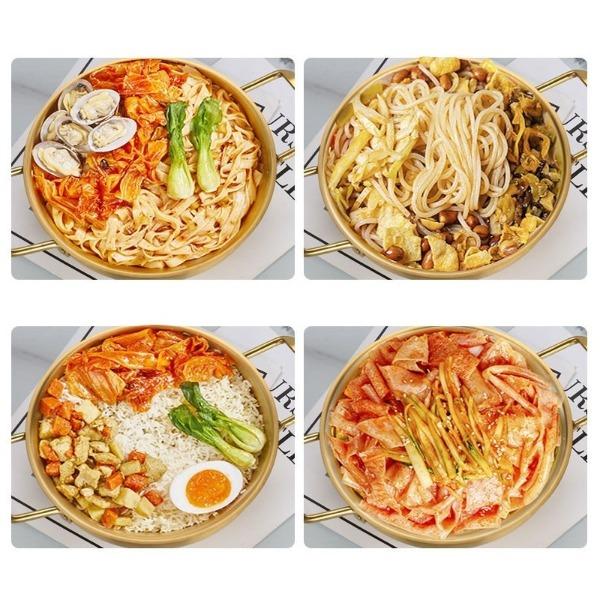 Nồi Nấu Mì Cay Mạ Vàng, Chảo Đáy Sâu Chống Dính, Nồi Nẩu, Xào Nướng Tại Bàn, Dùng Được Bếp Gas, Bếp Điện Bếp Từ Tiện Lợi 8