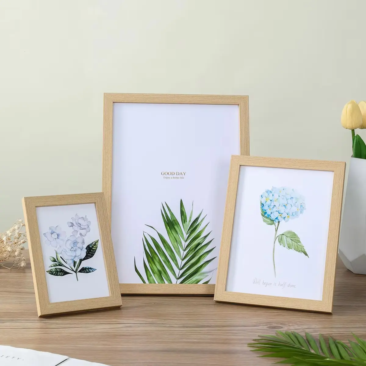 Khung Ảnh Bằng Gỗ, Để Treo Tường, Có Kích Thước 10X15, 15X20, 20X25cm, Giá Chân Đế Khung Ảnh Bằng Gỗ A4, Thích Hợp Cho Ảnh Và Trang Trí Ảnh, Quà Kỷ Niệm