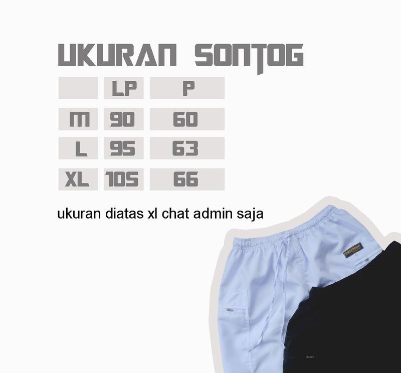 celana pangsi 3/4 pria murah nyaman diapakai 5