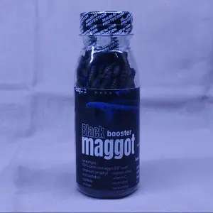 MAGGOT BSF GRADE A++ PAKAN IKAN HIAS BLACK BOOSTER