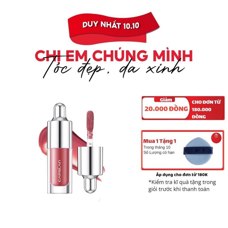 Son Tint Carslan dưỡng ẩm giảm thâm môi mờ nếp nhăn môi 4.5g Cosmetic Nữ