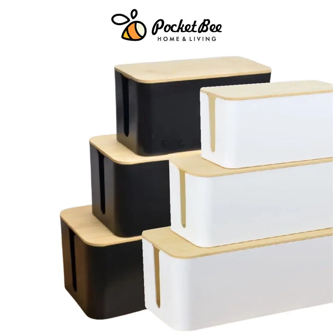 Pocketbee Cable Storage Organizer/Wire Box Extension for Computer Wire/Socket/Power Cod Charger/Cable Plug