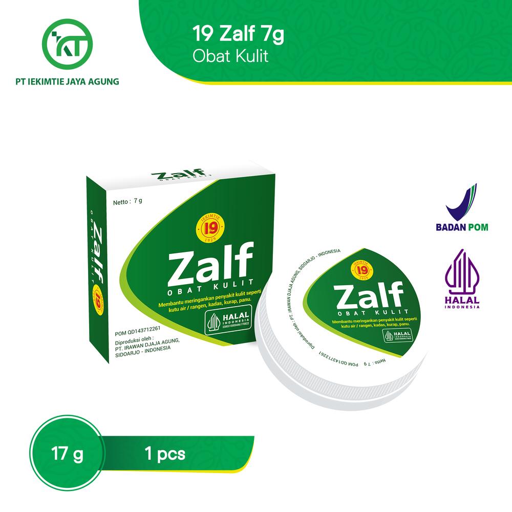 Zalf Obat Kulit 19 7 gram I Salep Obat Infeksi Jamur Kulit I Salep Kurap, Panu, dan Kutu Air