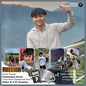 Photocard Mas Najib GWSM isi 50 Pcs Fanmade | Bonus Ganci, Rare Card, 2 PC random, Stiker dan Iner Sleeve | Bisa COD, Langsung kirim