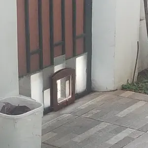 Pet Door Pintu Anjing Kucing Hewan Ukuran 25*20 CM 4 WAY LOCKING CAT DOOR Pintu kucing anjing