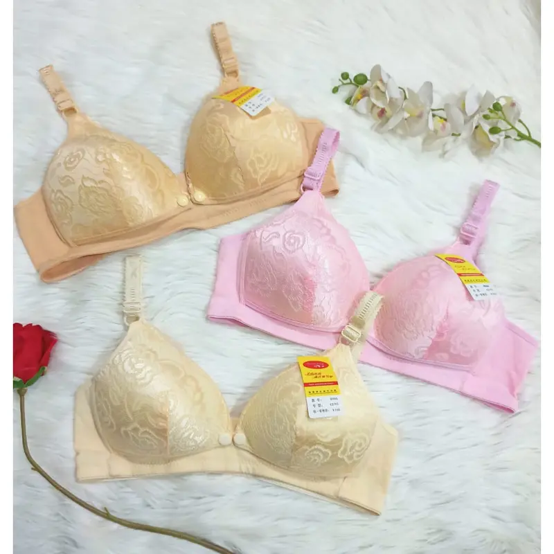 Bra BH MENYUSUI / Bra Maternity / NURSING BRA / BH Busa Tipis Tanpa Kawat / YTG 463 3