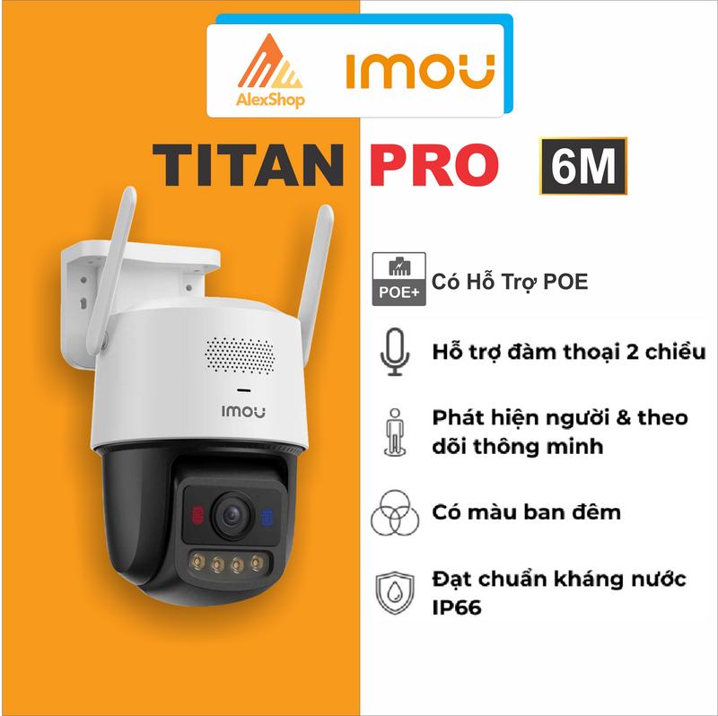   2026  Camera Imou Titan Pro Cruiser SC  S51  S31 5M 3M  Ngoài Trời Thông Minh Xoay 360 