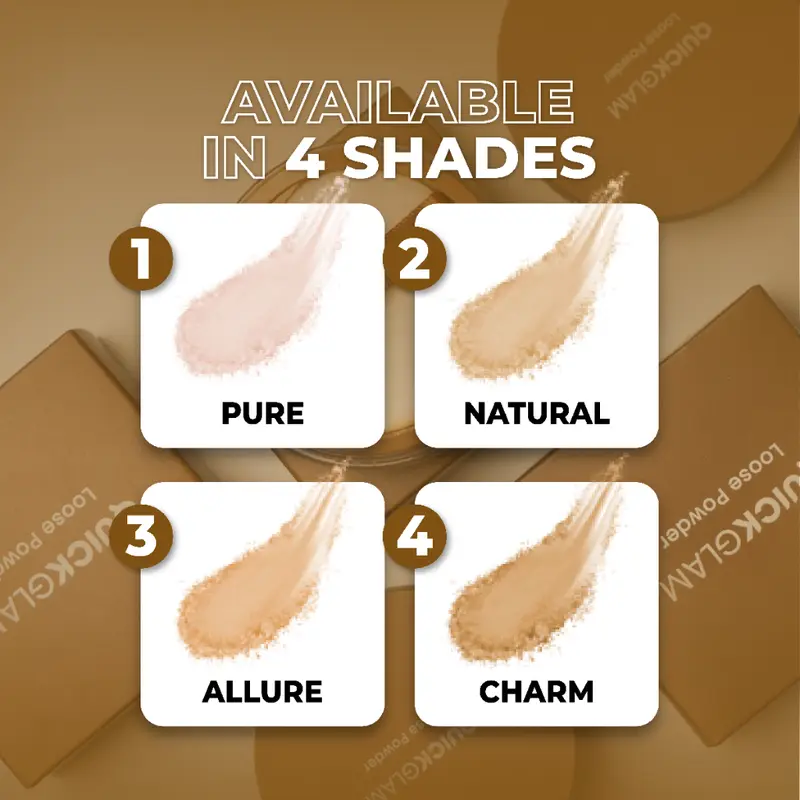FS Quickglam Tinted Foundation and Loose Powder Wajah Concealer 2