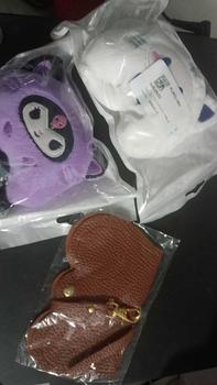 Product Review of Sanrio Cute Plush Toy Cute Cross-Dressing Melody Kuromi Pendant Japanese Cartoon Bag pendant Sanrio Keychain from R**h 0