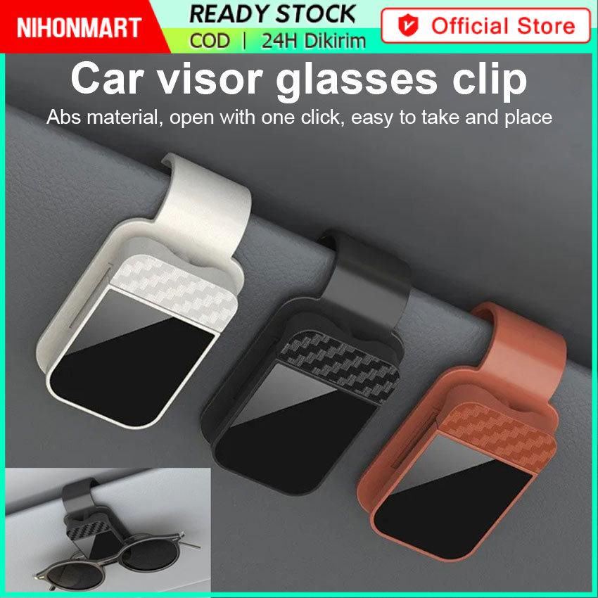 Klip Kacamata Mode Mobil Multifungsi, Klip Kacamata Surya Multifungsi Dalam Mobil, Klip Kacamata Sunscreen, Tempat Kacamata Di Mobil Jepitan Kacamata Mobil Untuk Sun Visor Mobil , Holder Klip Kacamata
