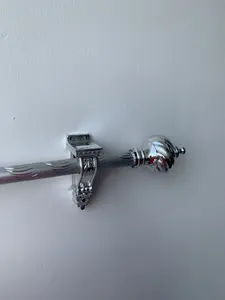 Batang Gorden Pintu Jendela Tirai Hordeng Full Set Tutup Mahkota