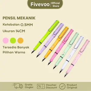 FIVEVOO Pencil Eternal Premium Pensil Tanpa Rautan Pensil Tanpa Isi Unlimited Pensil Ajaib