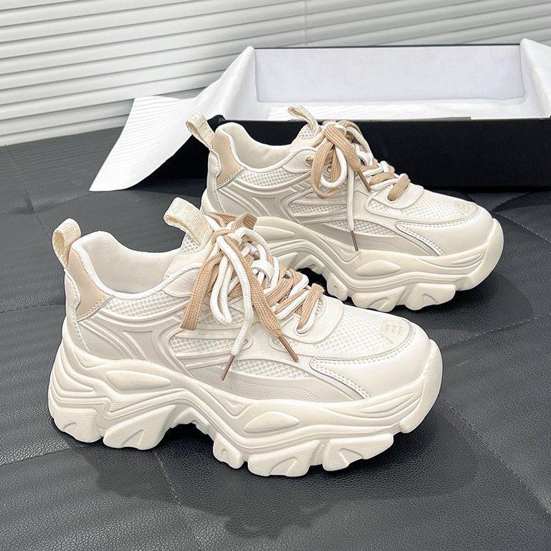 Giày Nữ, Độc Đáo, Dad Shoes, Bộ Sưu Tập Mùa Lò Xo 2024, Đế Tăng Chiều Cao, Dễ Phối Đồ, Thời Trang, Giày Thể Thao Thường Ngày Giày Thể Thao Sneaker 6