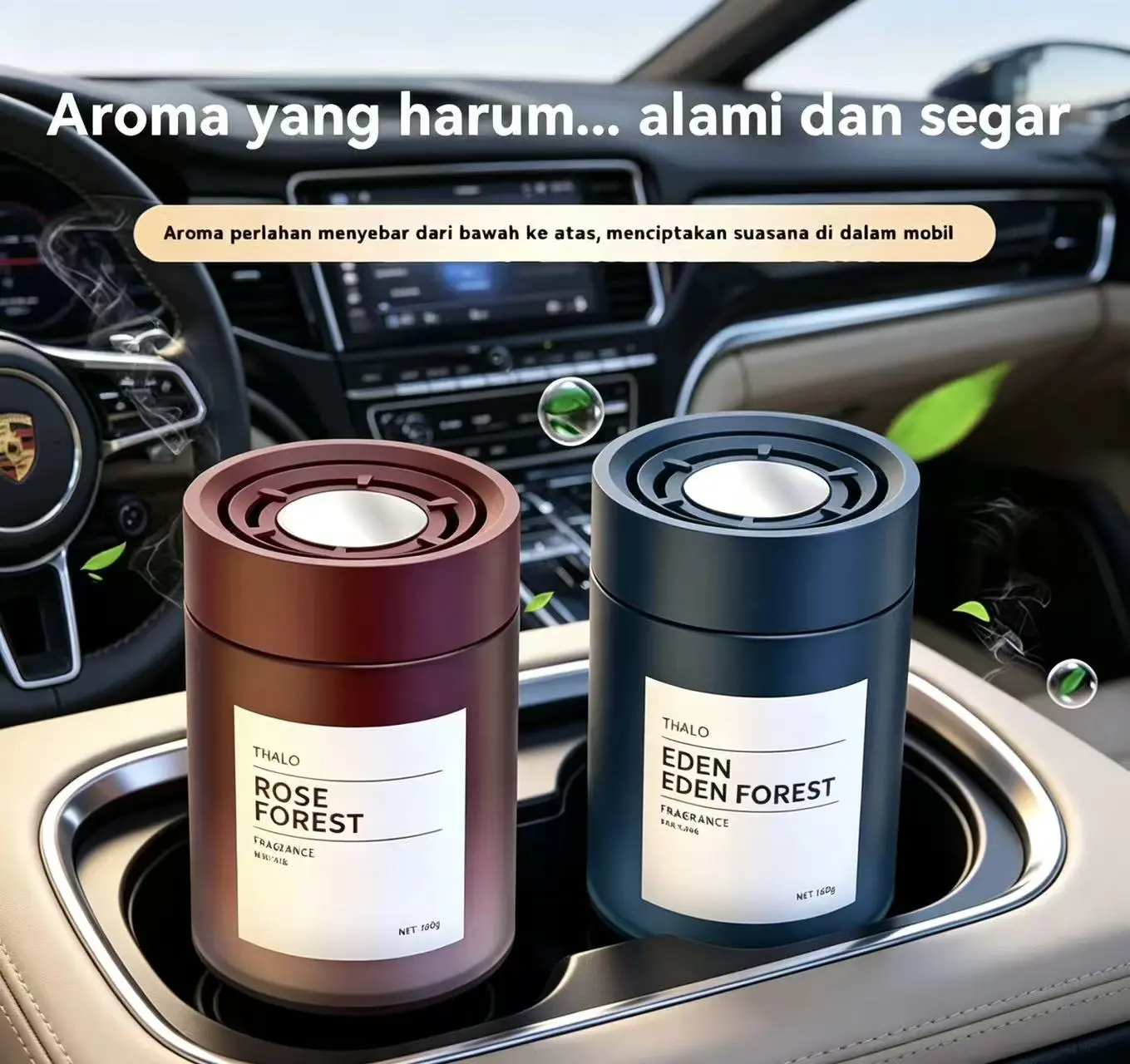 Pengharum wangi mobil serbaguna tahun 2026, nyaman untuk seluruh penumpang. Membersihkan polusi udara sekaligus memberikan haruman yang menenangkan. Struktur kokoh, tidak mudah lepas meski melewati jalan bergelombang.