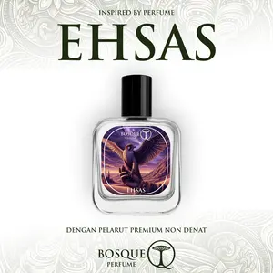 EHSASZ Bosque Perfume - Extrait de Parfum - Aroma Elegan Kayu Mewah Oud Segar Citrus Lembut untuk Pria Wanita
