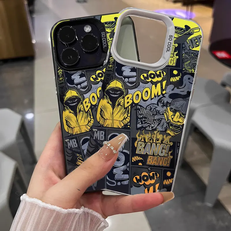 Casing Keras Matte Premium Casing HP Estetik Pemukul drum IPHONE 11 12 13 14 15 PRO PLUS MAX Baik itu untuk Anda gunakan sendiri atau sebagai hadiah untuk teman casing ponsel ini adalah pilihan tepat Casing Couple 1