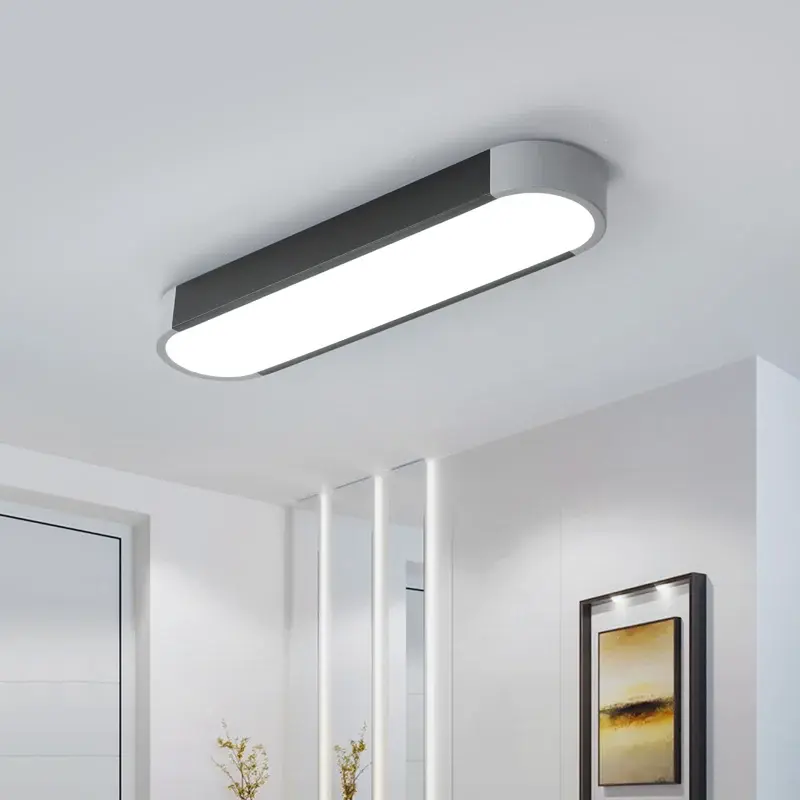 Ganeed 1 - Light Simple Rectangle Acrylic LED Flush Mount 7