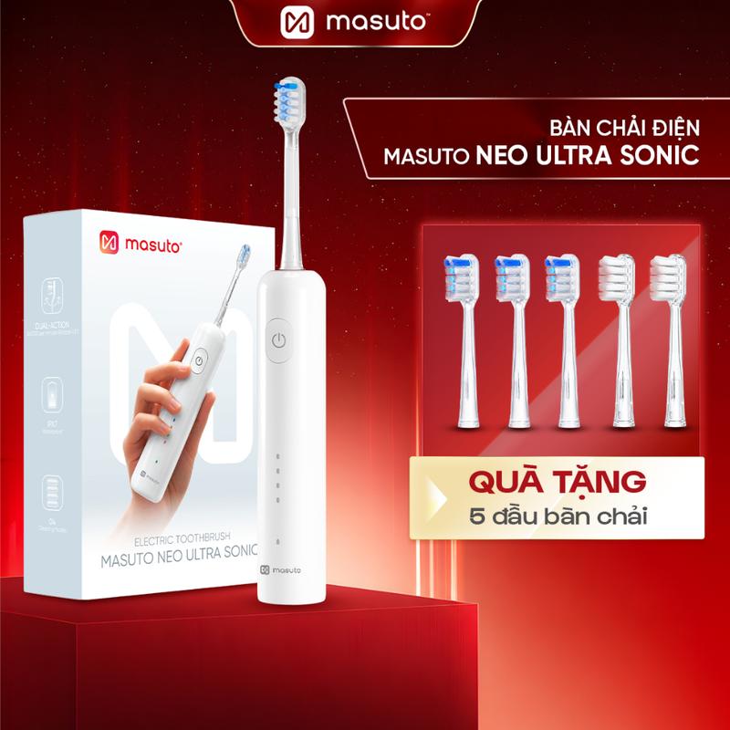 Bàn Chải Điện Siêu Âm 5 Đầu Thay Thế, Chuyển Động Kép Lắc Ngang Chuẩn Nha Khoa