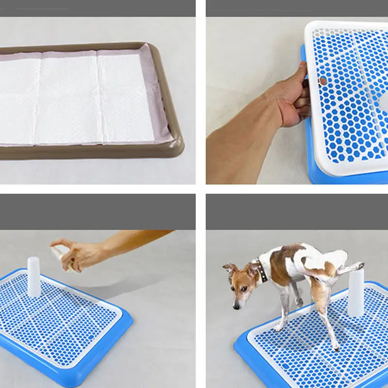 Dog Toilet Anjing Toilet Tempat Pipis Anjing Hewan Poop Training Pad Tray 49*36cm 8