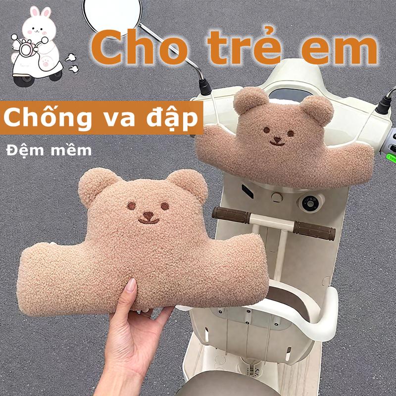  Đệm bảo vệ đầu cho bé hình thú ngộ nghĩnh đáng yêu thiết kế giảm chấn động êm ái chất liệu mềm mại an toàn giúp bé thoải mái dễ dàng lắp đặt trên ghế xe máy xe điện đồ dùng bảo hộ cần thiết cho trẻ sơ sinh và trẻ nhỏ từ 6 tháng đến 3 tuổi 