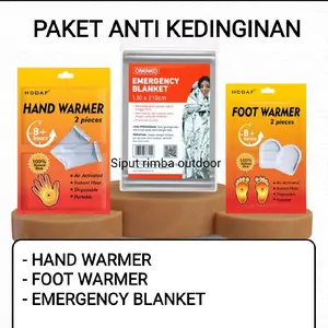 Paket 3in1 (Footwarmer+Handwarmer+Emergencyblanket) Trekking Pole