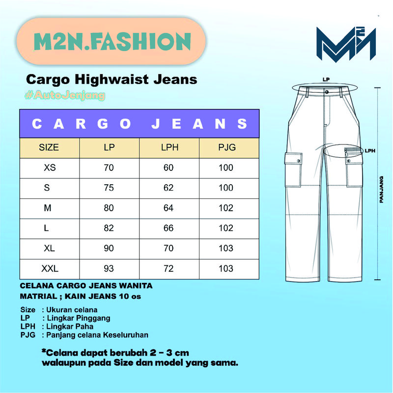 Product Introduction of Cargo Denim Pasir Putih Highwaist Loose Celana Jeans Wanita Korea 0