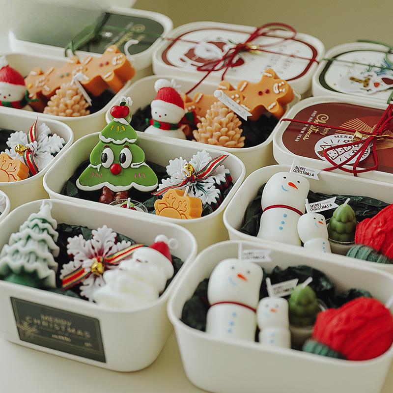 Hộp Quà Sáp Thơm Và Nến Thơm Giáng Sinh Combo Nến Thơm Noel Quà tặng nến thơm tặng người yêu bạn bè