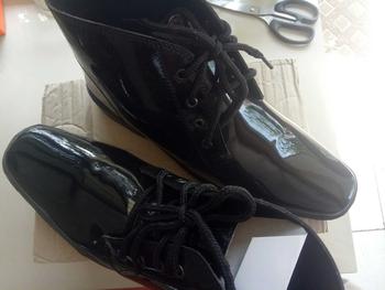 Product Review of Sepatu PDH Pantofel Fantopel Pria Cowok Satpam Security Taruna Sekolah Mengkilap Tanpa Semir Elegan Mewah Trendy Murah Boots Hitam Shoes from C**t 1