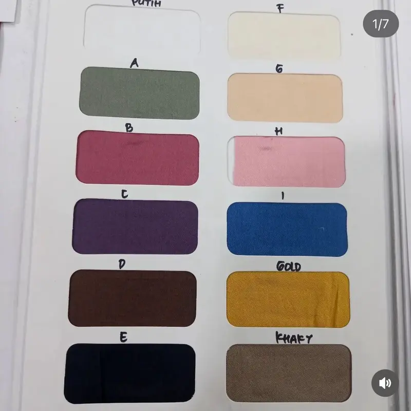 KAIN KATUN JEPANG POLOS (HARGA SETENGAH METER) 0
