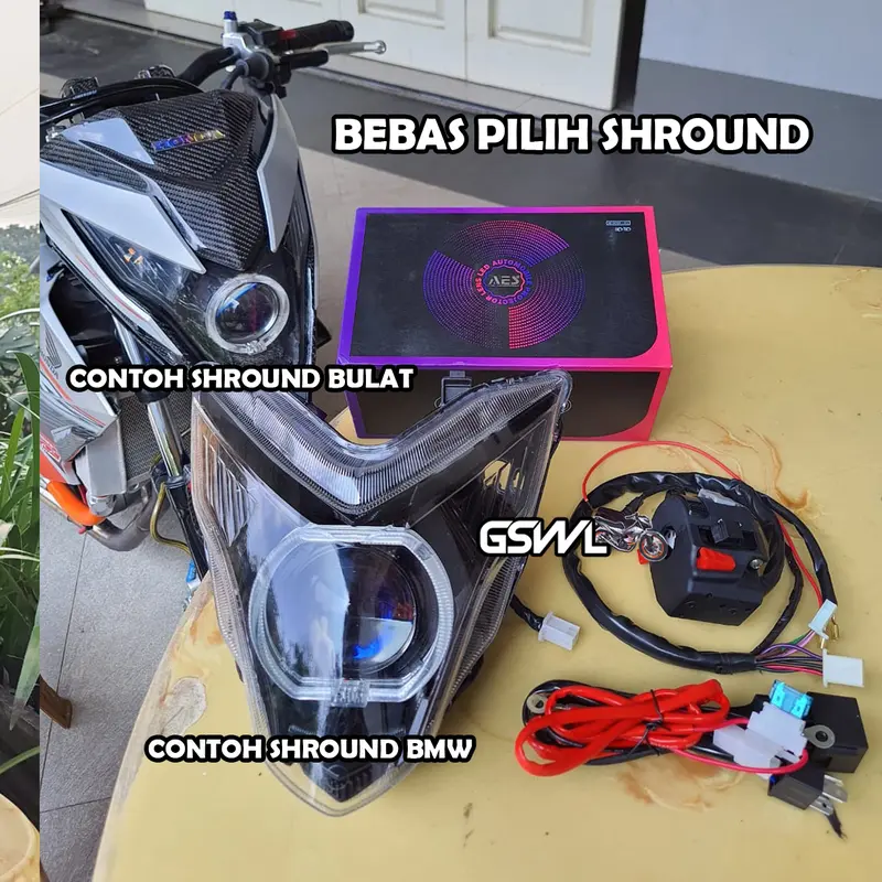 Biled Honda Sonic 150R - Tinggal Pasang! Lampu Motor 1