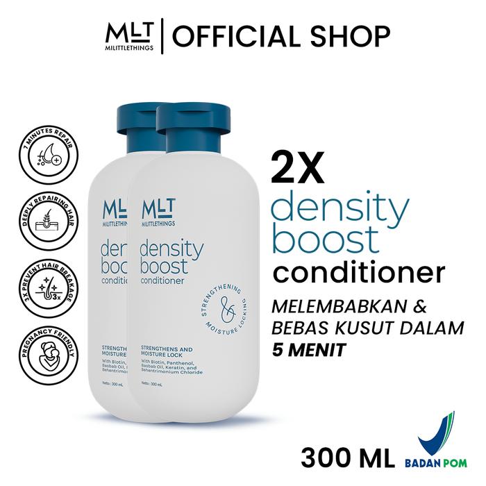 Gambar [BELI 2 LEBIH HEMAT] Milittle Things Density Boost Conditioner - Kondisioner Halus Lembut dari Milittle Things Kab. Sidoarjo Tokopedia