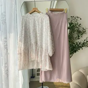 Savana oneset | tunik motif | oneset tunik dan rok panjang | oneset lucu | atasan tunik | basic skirt