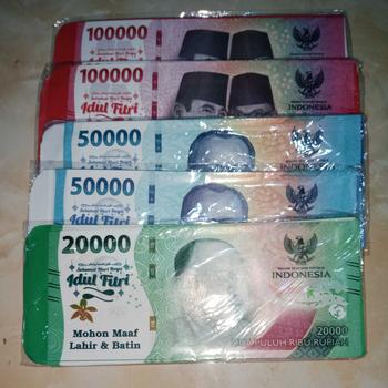 Product Review of PROMO DISKON 50% Amplop Lebaran Panjang Bentuk Uang 50 pcs 2025 from t**2 0
