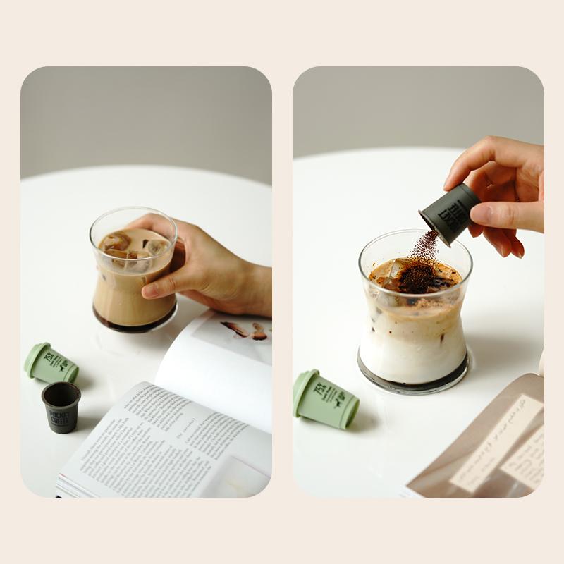 Cheerful Goat BPC00001 Coffee Powder Instant Coffee Cold Brew Coffee Capsules Freeze-Dried Coffee  Mix Copi 60% 75% 90% 3g*15PCS 9