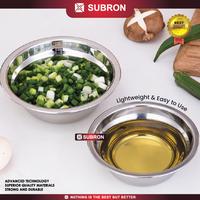 Gambar SUBRON Baskom stainless 14cm 16 cm 18 cm tebal multifungsi kecil mangkok cuci tangan Steel - 14 cm	 dari SUBRON KITCHENWARE Kab. Bandung 3 Tokopedia