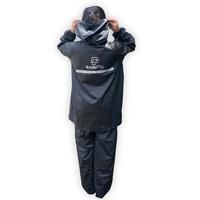Gambar Jas Hujan Rainpro Raincoat Terbaik Pria Wanita Anti Rembes Baju Celana Mantel Pvc Setelan - Hitam, L dari KHN Store Kab. Sumedang 3 Tokopedia