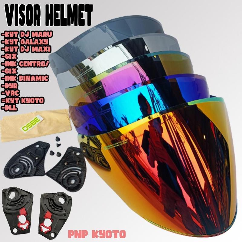 Kaca Visor Helm Kyt DJ Maru Helm Gix/Helm Kyt Galaxy/Helm G2 Dan Untuk Helm Lainnya Asal Dudukannya Sama COD 4