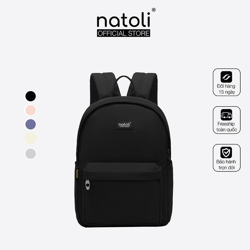 Balo đi học thương hiệu NATOLI nhiều ngăn chống nước tốt - Basic Backpack B2