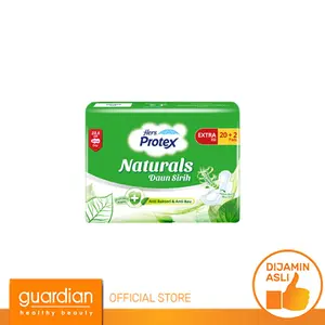 Hers Protex Pembalut Wanita Naturals Daun Sirih Bag Isi 20 + 2 Pcs