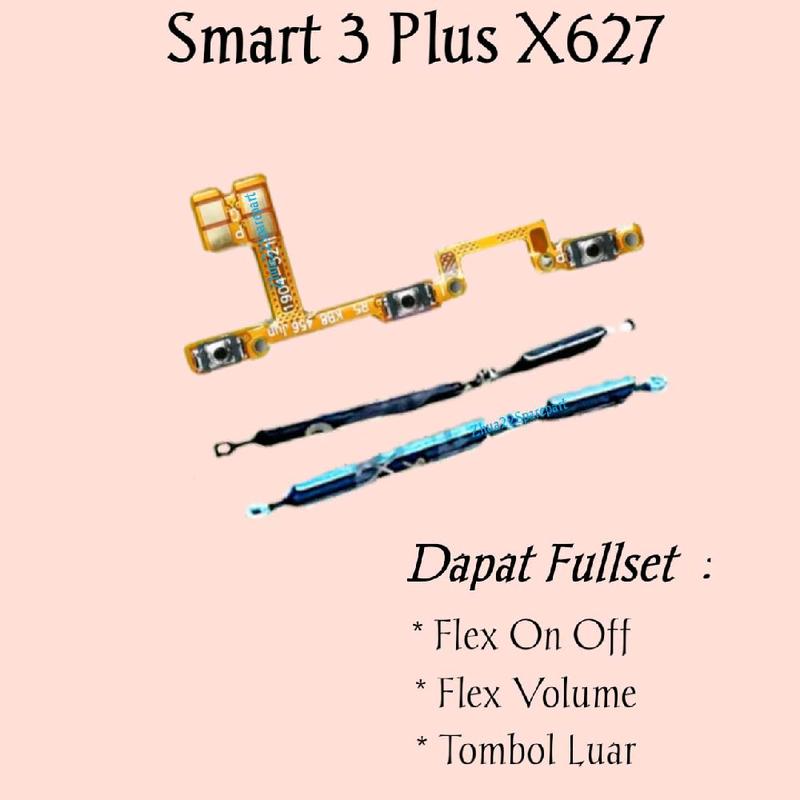 Flexibel+Tombol Power Infinix Smart 3 Plus Flexibel On Off Volume X627 ...