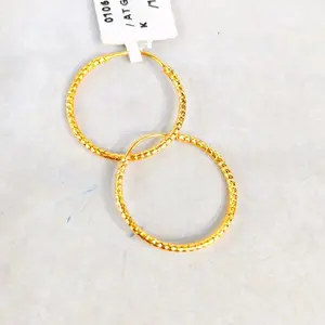 anting gipsy cukit 16k Diameter 1.8cm brt 1.59gr