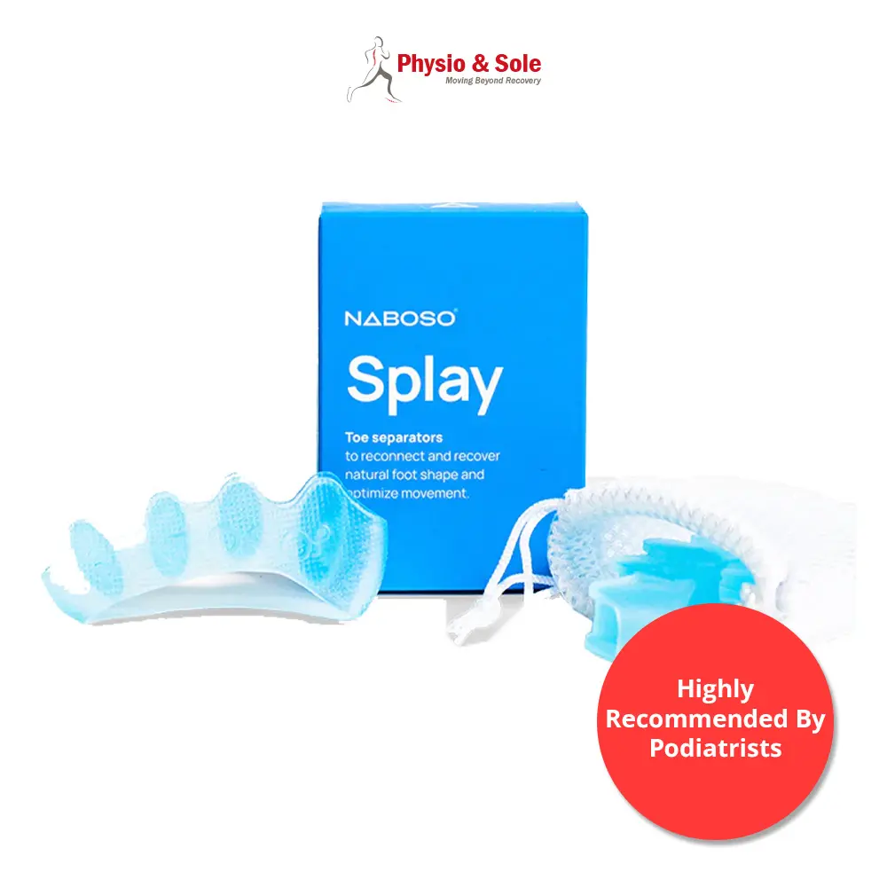Naboso Toe Splay - Gel Toe Stretcher, Separator and Straightener for Correction of Bunions, Hammer Toes and Restore Natural Foot Shape