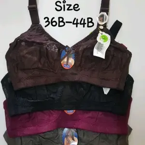 terlaris BRA CUP JUMBO MEREK GUINI 408/BH BIG CUP MOTIF BRUKAT TAMPA BUSA& KAWAT SIZE 36-44