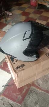 Product Review of HELM HALF FACE HKM COSMO TERBARU FREE SPOILER HELM DEWASA PRIA WANITA SNI KEKINIAN BISA COD MURAH from M**😎 0