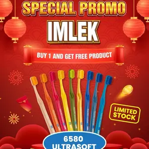 Pesitro - 6580 Ultrasoft / Sikat Gigi Halus Lembut 24 Warna Compact