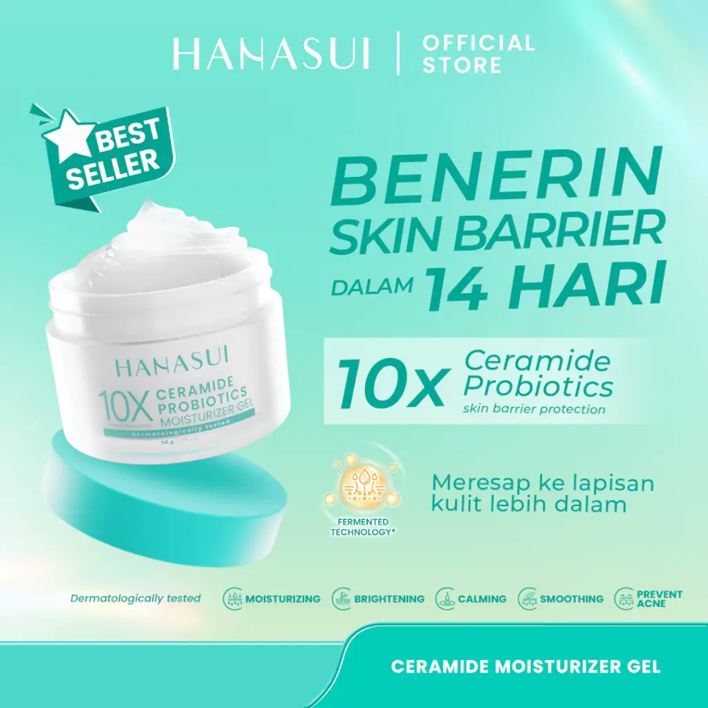 HANASUI CERAMIDE MOISTURIZER MEMBANTU MENCERAHKAN